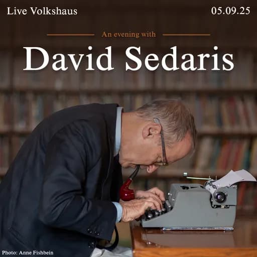 An evening with David Sedaris (CH)